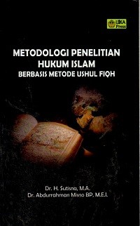 Image of Metodologi Penelitian Hukum Islam Berbasis Metode Ushul Fiqh